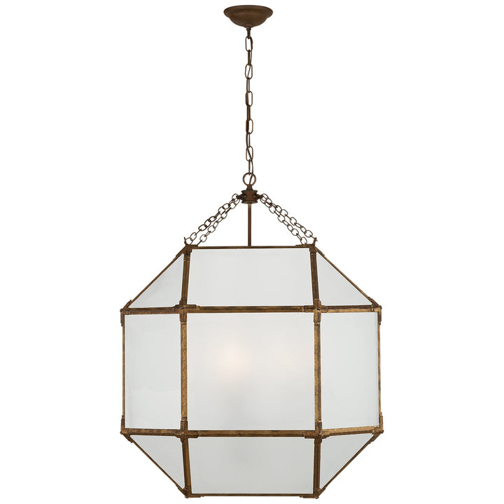 Visual Comfort Signature Morris Pendant in Gilded Iron (view 8)