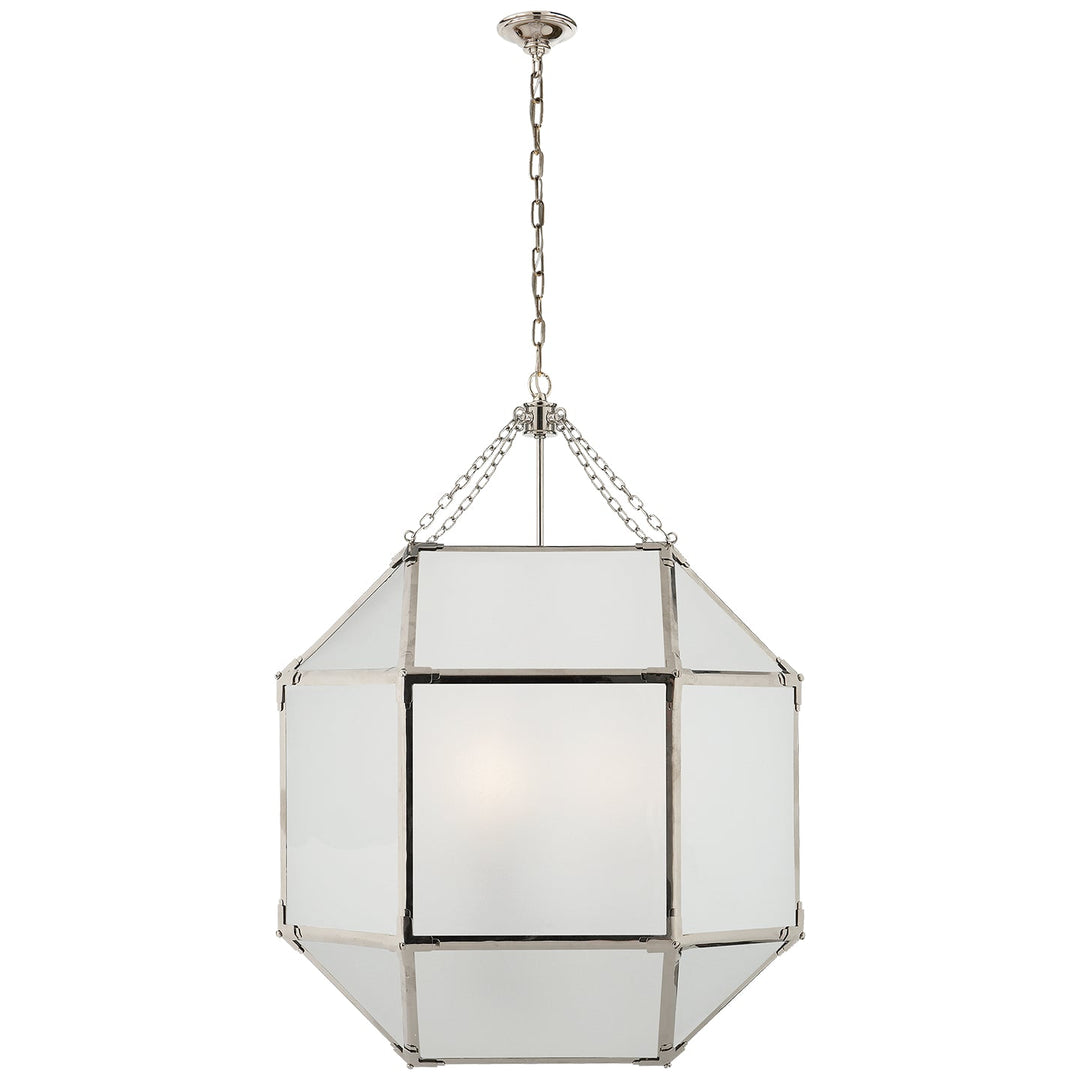 Visual Comfort Signature Morris Pendant in Polished Nickel (view 8)