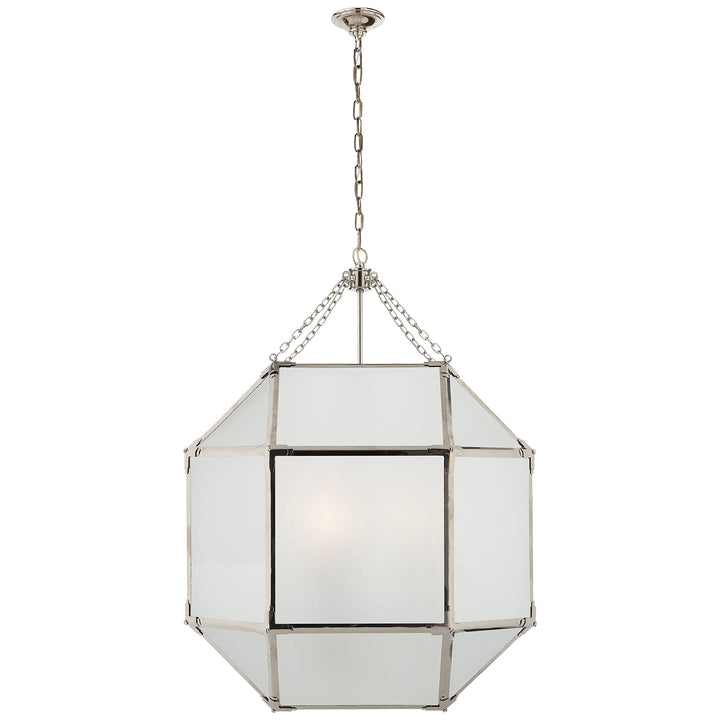 Visual Comfort Signature Morris Pendant in Polished Nickel (view 8)