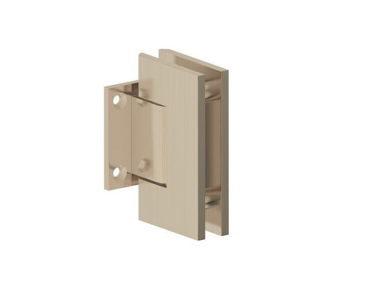 Kartners York Wall Mount Short Back Plate Hinge