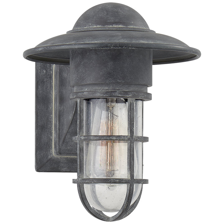 Visual Comfort Signature Marine Outdoor Wall Sconce in Weathered Zinc (view 2)