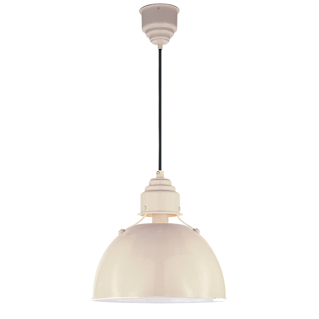 Visual Comfort Signature Eugene Pendant in Antique White