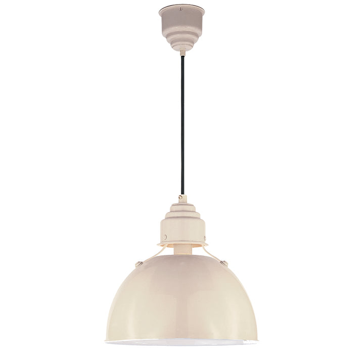 Visual Comfort Signature Eugene Pendant in Antique White