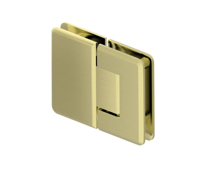 Kartners Crosby Adjustable 180 Degree Glass to Glass Hinge