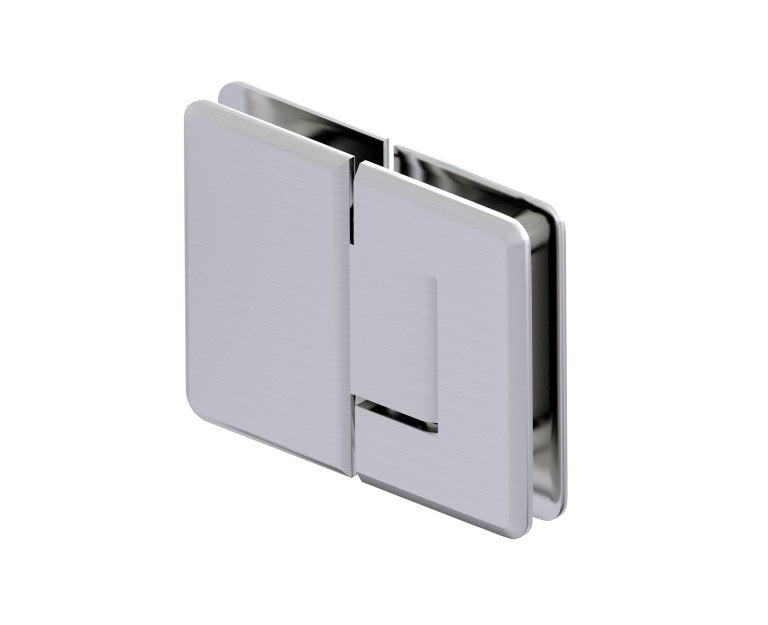Kartners Crosby Adjustable 180 Degree Glass to Glass Hinge