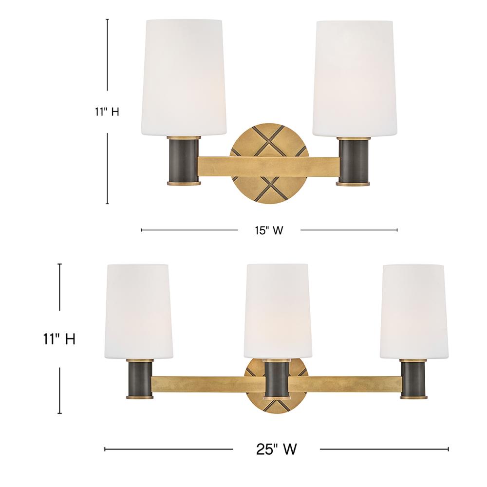 Hinkley Declan Bathroom Vanity Light