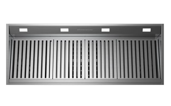 BlueStar Wrangler Wall Hood With Brushed Stainless Strapping And Rivets