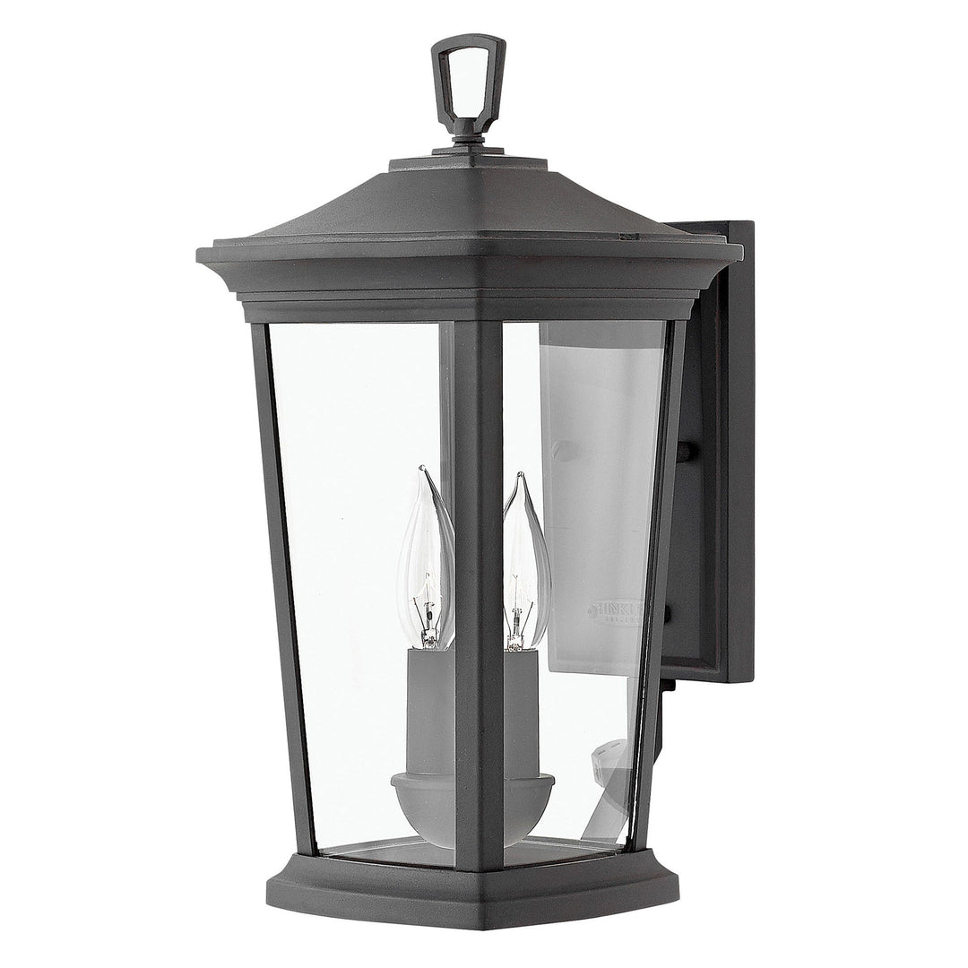 Hinkley Bromley Outdoor Wall Light in Museum Black