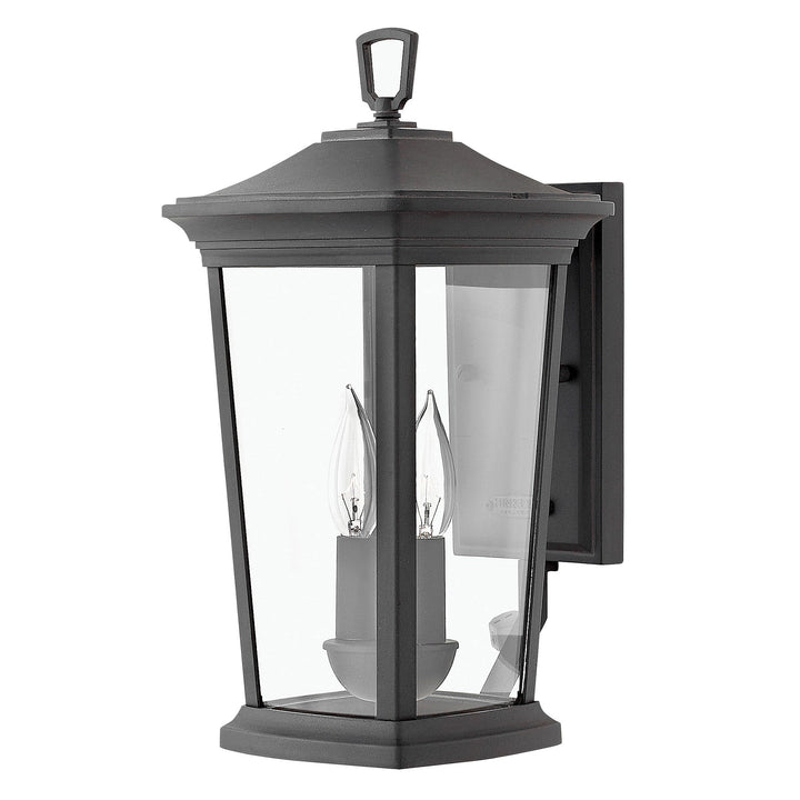 Hinkley Bromley Outdoor Wall Light in Museum Black