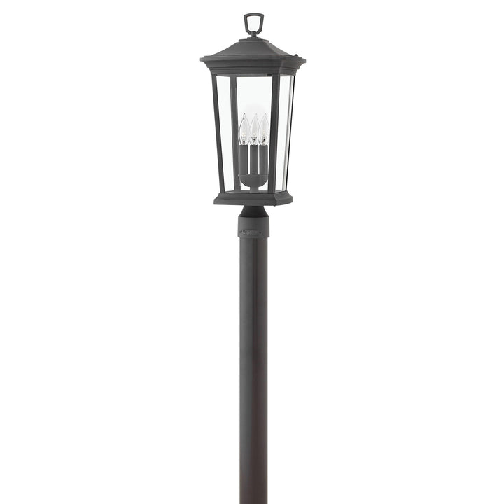 Hinkley Bromley 120V Outdoor Post / Pier Mount in Museum Black