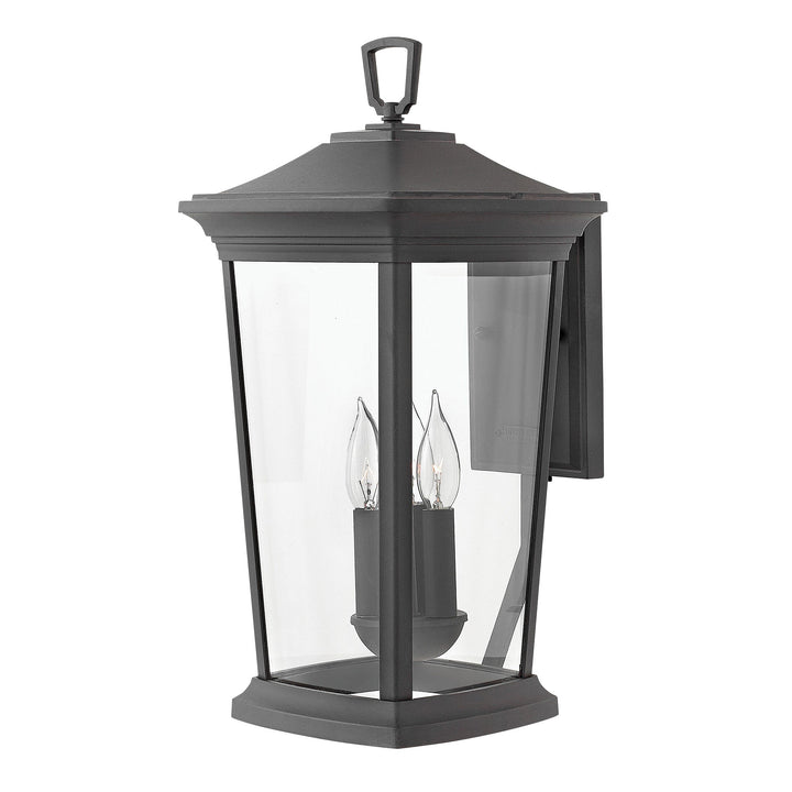 Hinkley Bromley Outdoor Wall Light in Museum Black (view 2)