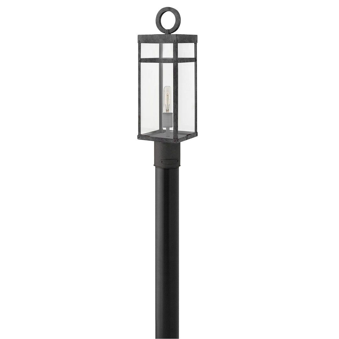 Hinkley Porter 120V Outdoor Post / Pier Mount in Aged Zinc