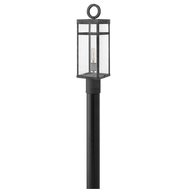 Hinkley Porter 120V Outdoor Post / Pier Mount in Aged Zinc