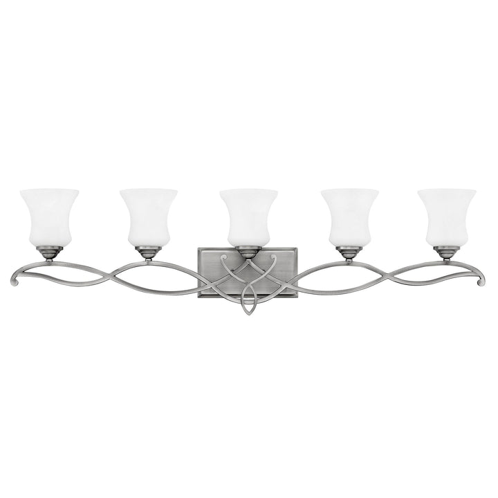 Hinkley Brooke Bathroom Vanity Light in Antique Nickel (view 4)