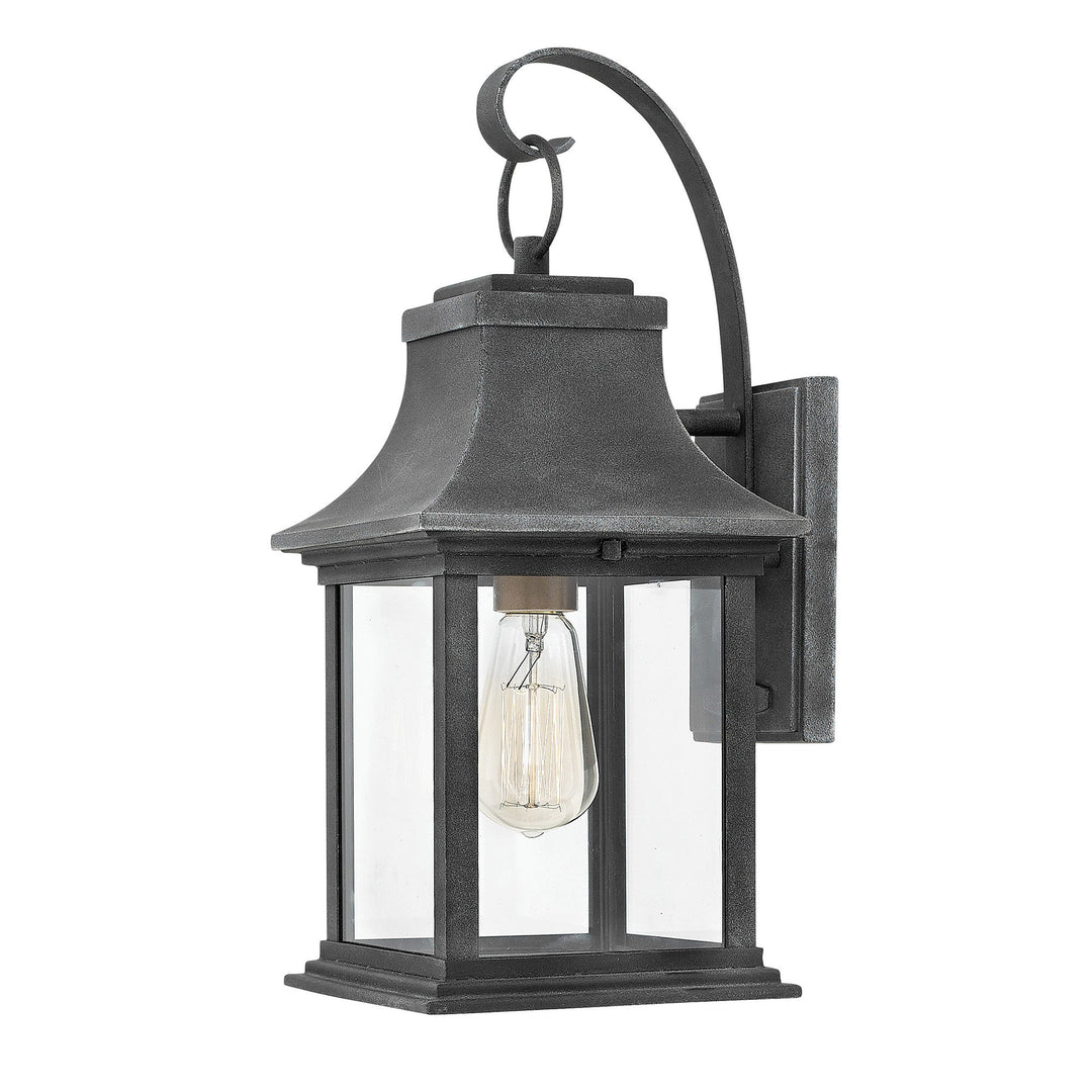 Hinkley Adair Outdoor Wall Light in Aged Zinc