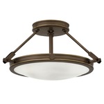 Hinkley Collier Semi Flush Ceiling Light (view 4)