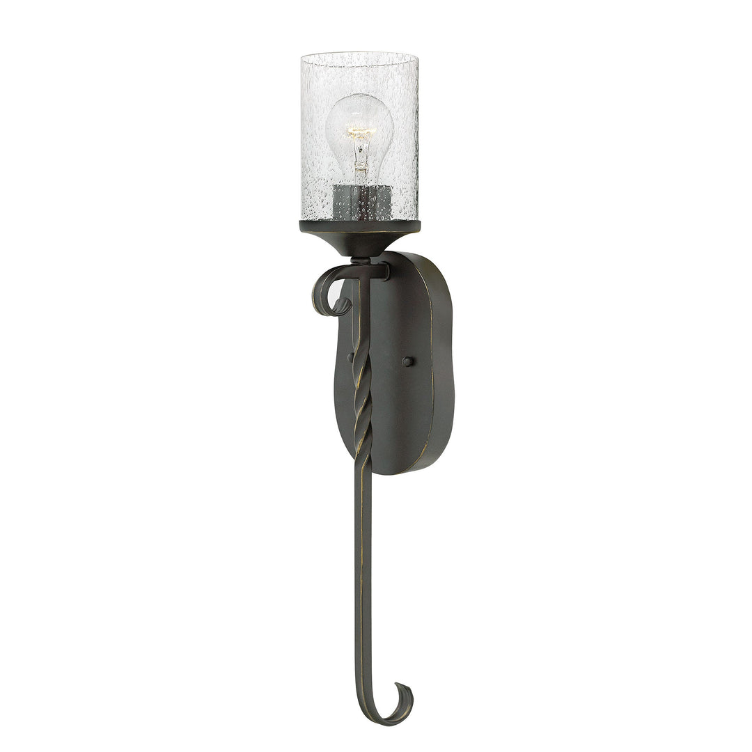 Hinkley Casa Long Wall Light in Olde Black (view 2)