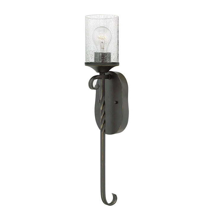Hinkley Casa Long Wall Light in Olde Black (view 2)