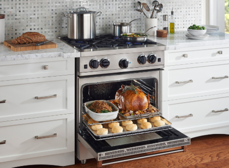 BlueStar Culinary Series Sealed Burner Range All Burners