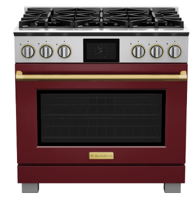 BlueStar Dual Fuel Range All Burners