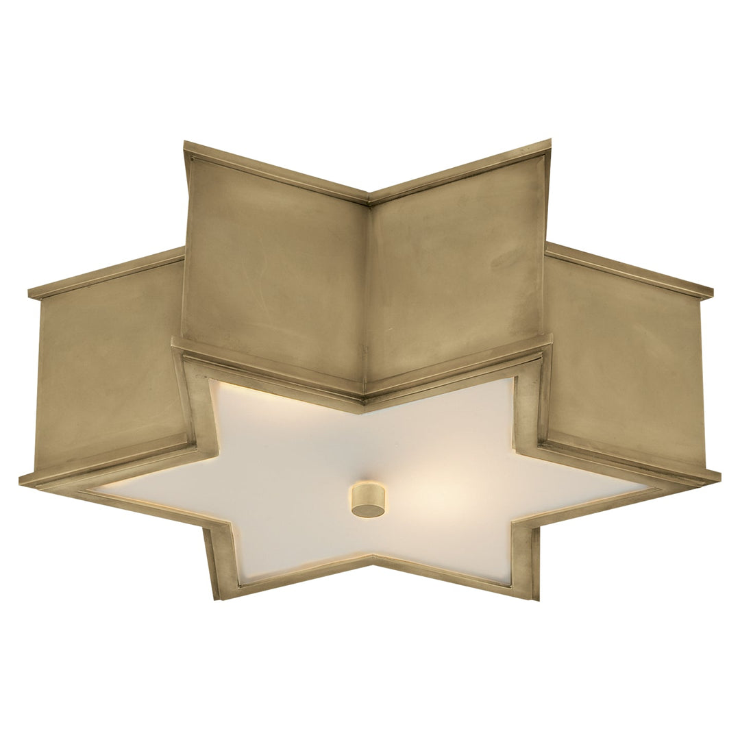 Visual Comfort Signature Sophia Ceiling Light in Natural Brass