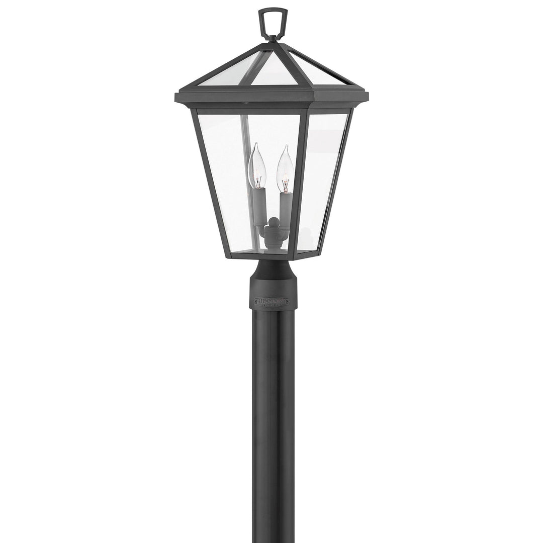 Hinkley Alford Place 120V Outdoor Post Mount in Museum Black