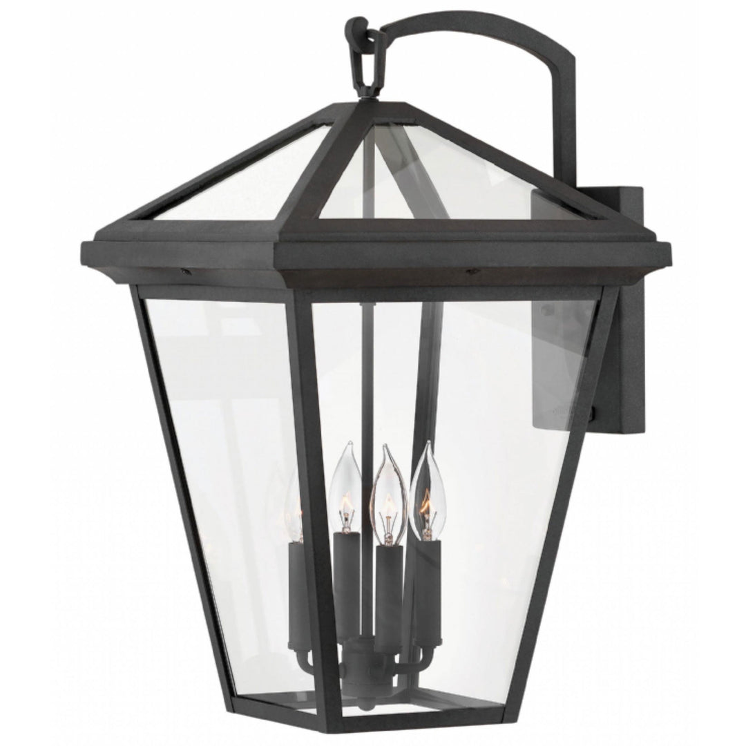 Hinkley Alford Place Outdoor Wall Light in Museum Black