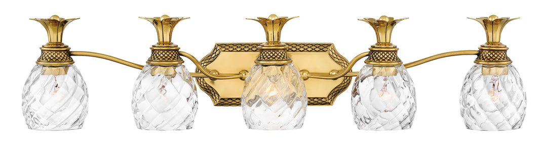 Hinkley Pineapple Bathroom Vanity Light in Burnished Brass (view 4)