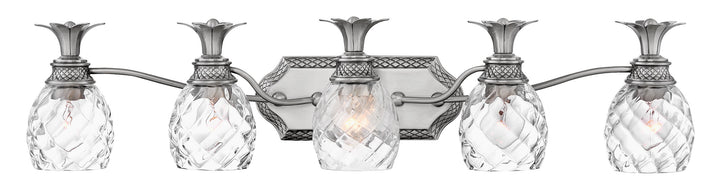 Hinkley Pineapple Bathroom Vanity Light in Polished Antique Nickel (view 4)