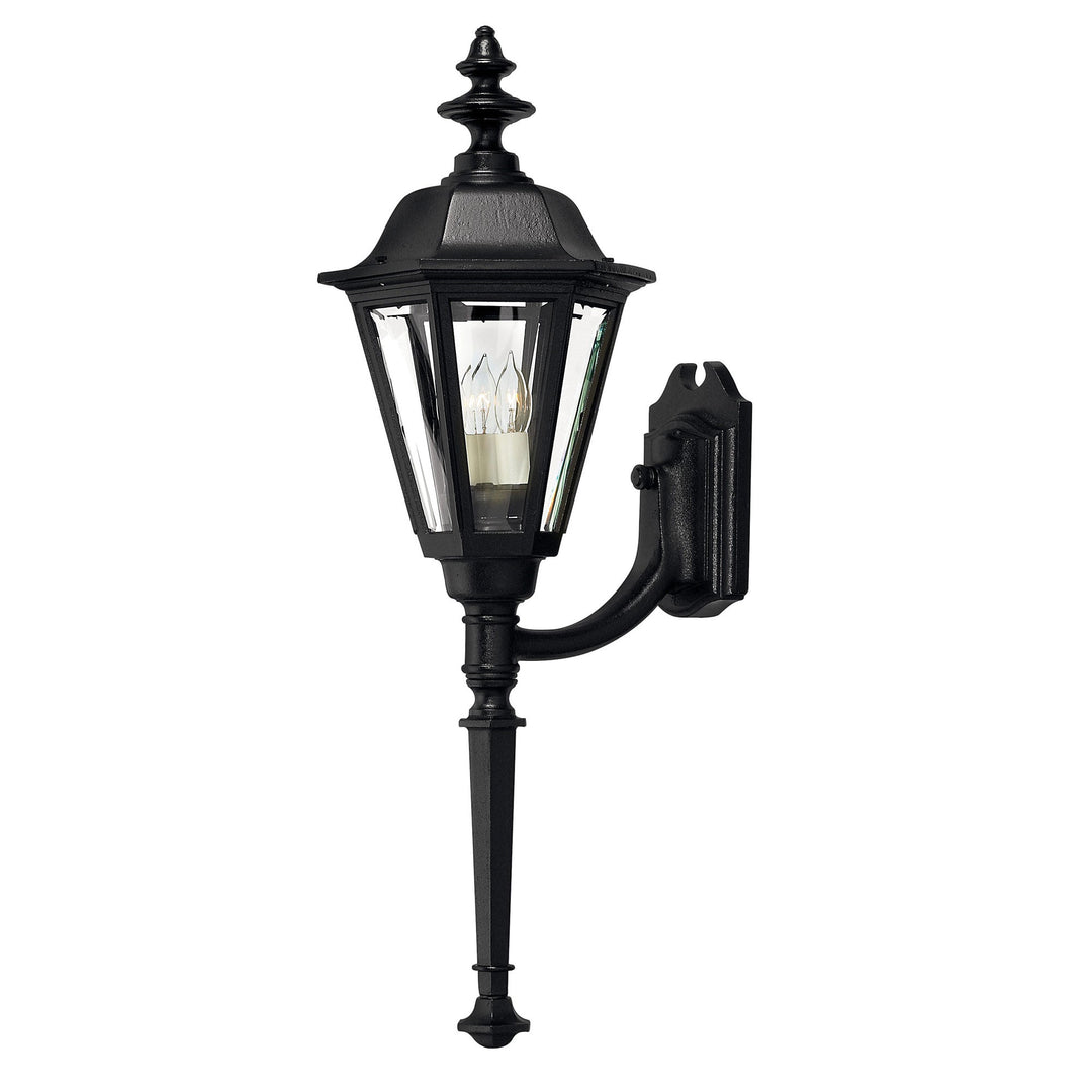 Hinkley Manor House Long Stem Outdoor Wall Light in Black