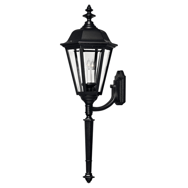 Hinkley Manor House Long Stem Outdoor Wall Light in Black (view 2)
