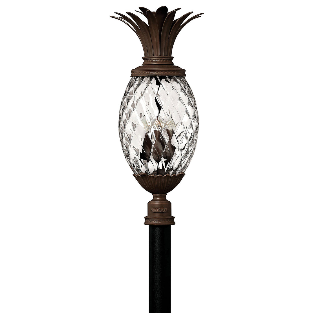 Hinkley Pineapple 120V Outdoor Post / Pier Mount Clear Optic in Copper Bronze (view 2)