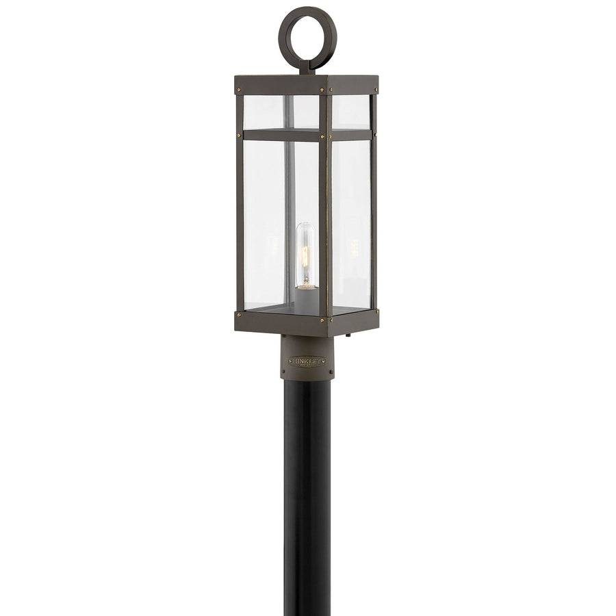 Hinkley Porter 120V Outdoor Post / Pier Mount in Oil Rubbed Bronze