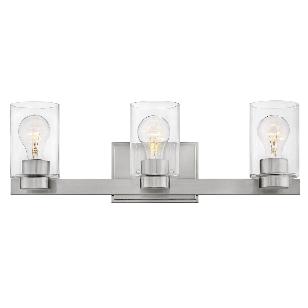 Hinkley Miley Clear Glass Bathroom Vanity Light (view 2)