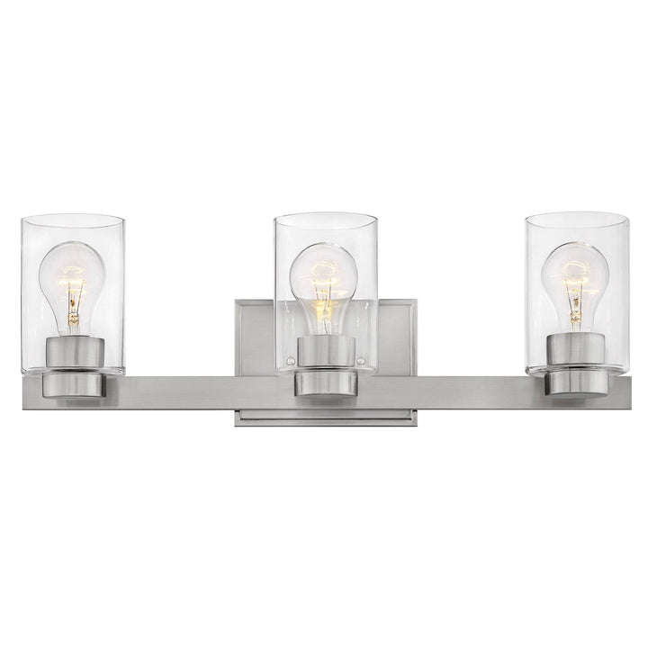 Hinkley Miley Clear Glass Bathroom Vanity Light (view 2)