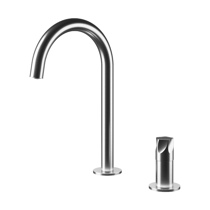 MGS Bagno Penta Two hole Stainless Steel Basin Faucet