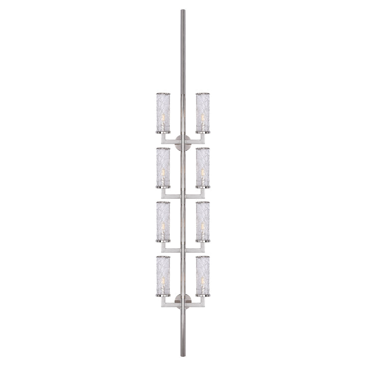 Visual Comfort Signature - KW 2204PN-CRG - Eight Light Wall Sconce - Liaison - Polished Nickel