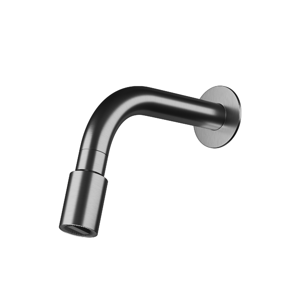 MGS Bagno Stainless Steel Shower Head with Arm and Flange