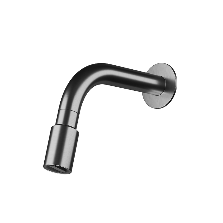MGS Bagno Stainless Steel Shower Head with Arm and Flange