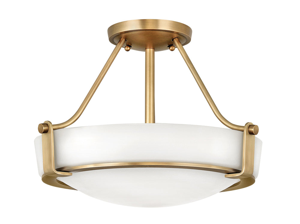 Hinkley-3220HB-Heritage Brass / Etched Opal