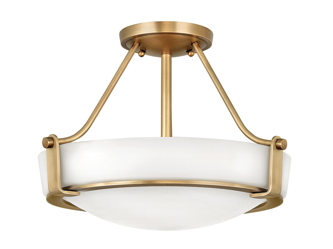Hinkley-3220HB-Heritage Brass / Etched Opal