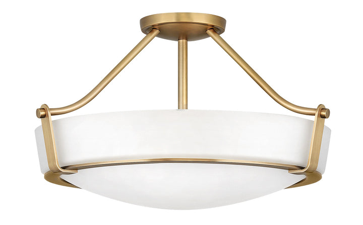 Hinkley-3221HB-Heritage Brass / Etched Opal