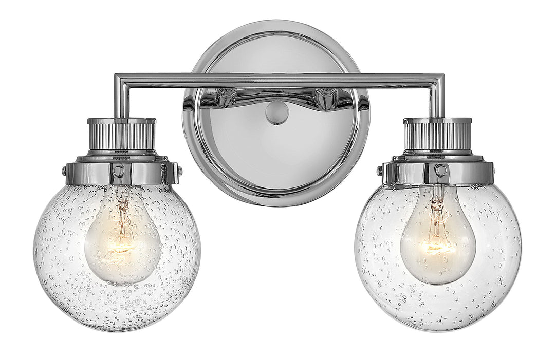 Hinkley Poppy Bathroom Vanity Light in Chrome