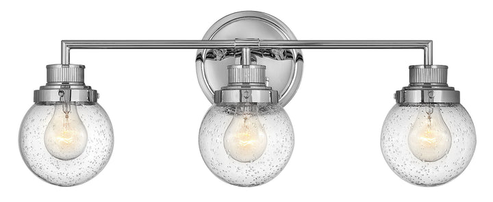 Hinkley Poppy Bathroom Vanity Light in Chrome (view 2)
