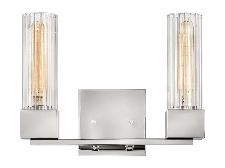Hinkley Xander Bathroom Vanity Light in Polished Nickel