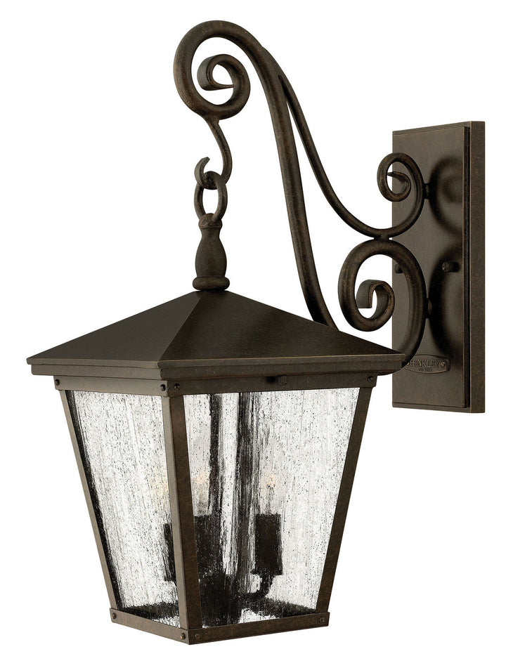 Hinkley Trellis 120V Outdoor Hanging Scroll Wall Sconce in Regency Bronze (view 4)