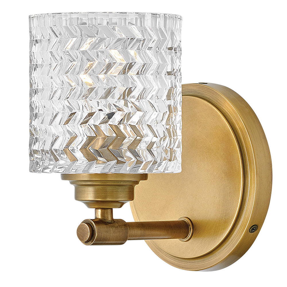 Hinkley Elle Wall Sconce in Heritage Brass