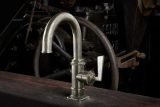 California Faucets Steampunk Bay Single Hole Lavatory/Bar/Prep Faucet Low Spout