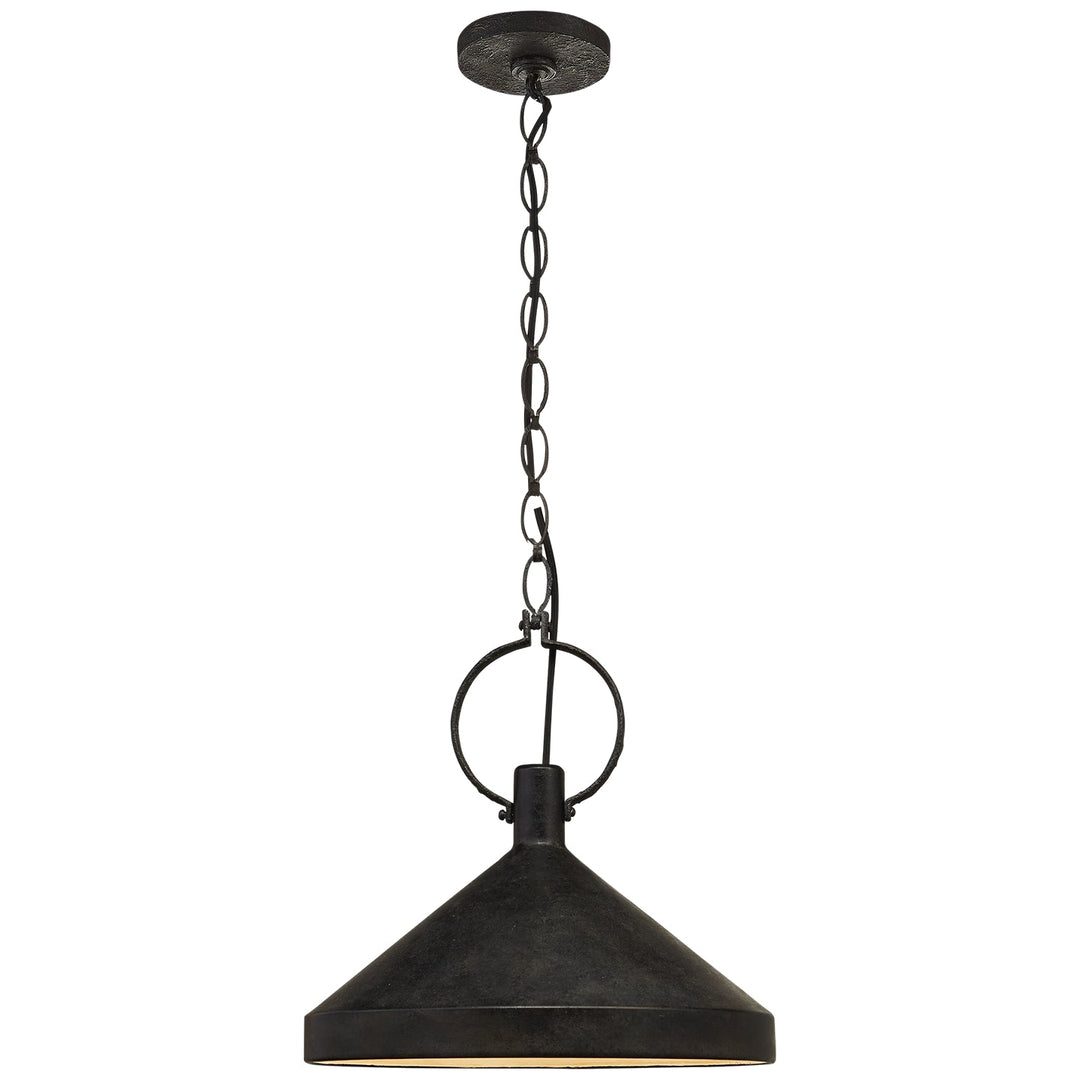 Visual Comfort Signature Limoges Pendant in Natural Rust