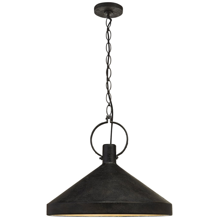 Visual Comfort Signature Limoges Pendant in Natural Rust (view 2)